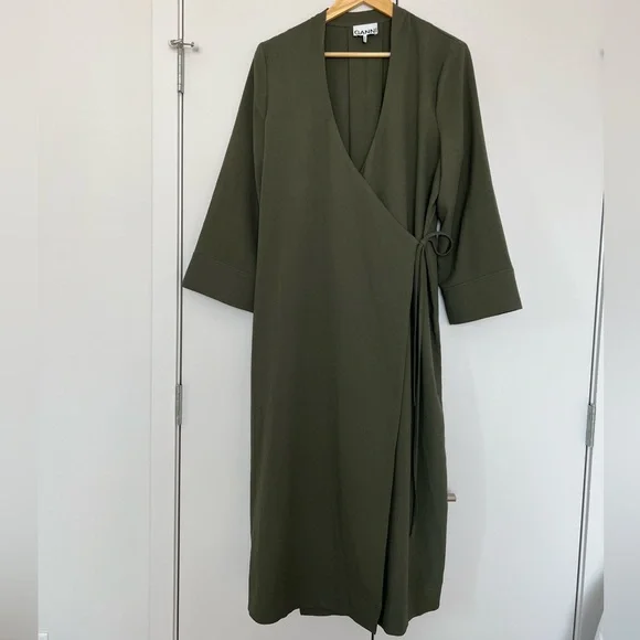 knee length dresses for ladies WW52203] Ganni